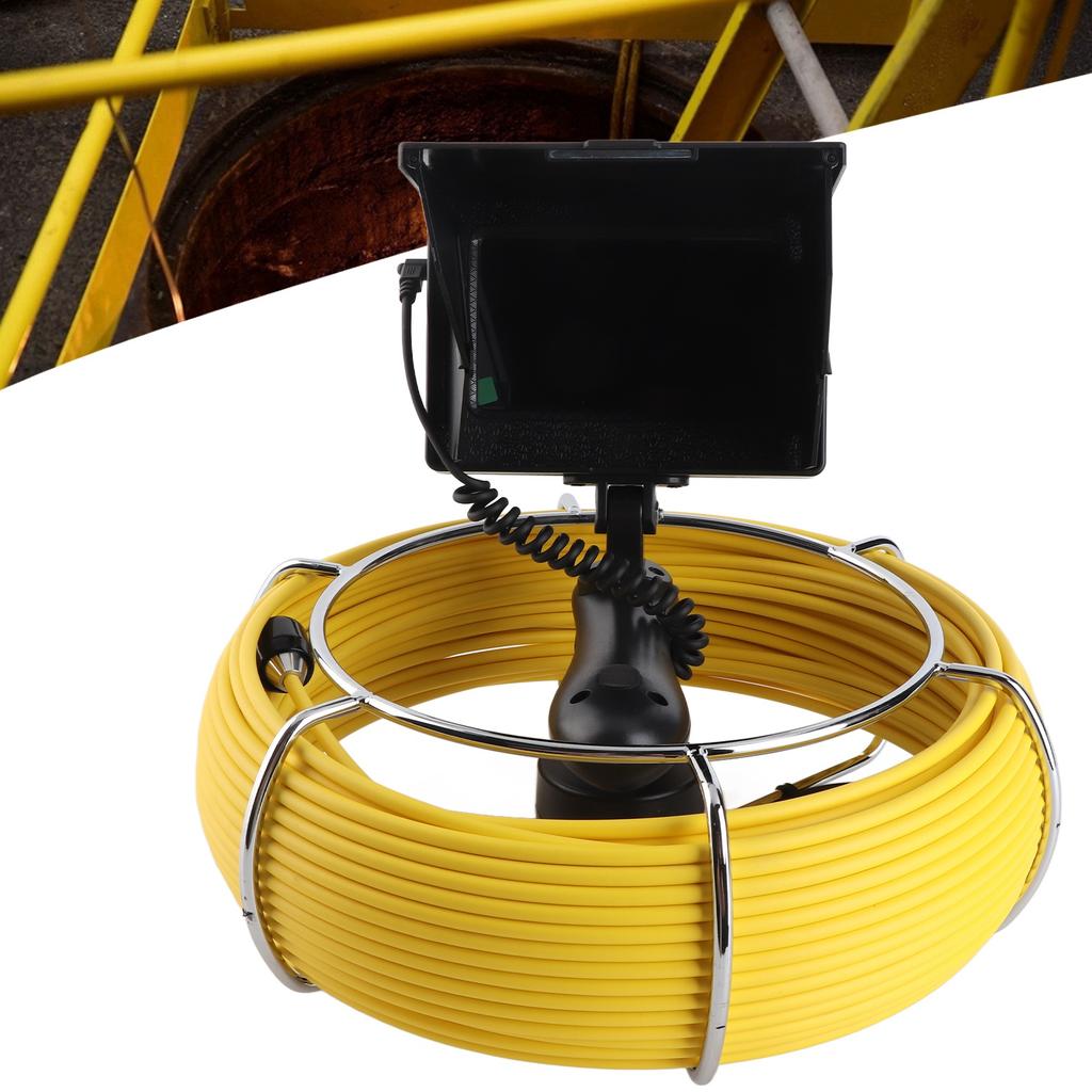 Mini Handheld Pipe Pipeline Inspection Camera Drain Sewer Industrial Endoscope with Monitor 30m