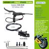 Monopattino Elettrico NUTT A5-D con Freni Idraulici, 140mm, 160mm, 180mm, Compatibile con Zero 10X, KUGOO G1, VSETT 10+, 9+, 9