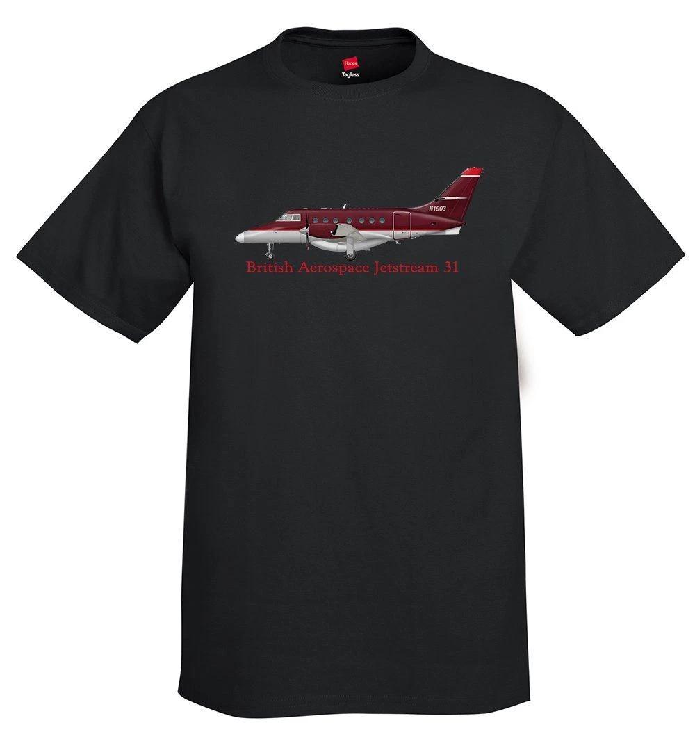 

Футболка British Aerospace Jetstream 31 - Персонализированная с вашим номером N# 4XL