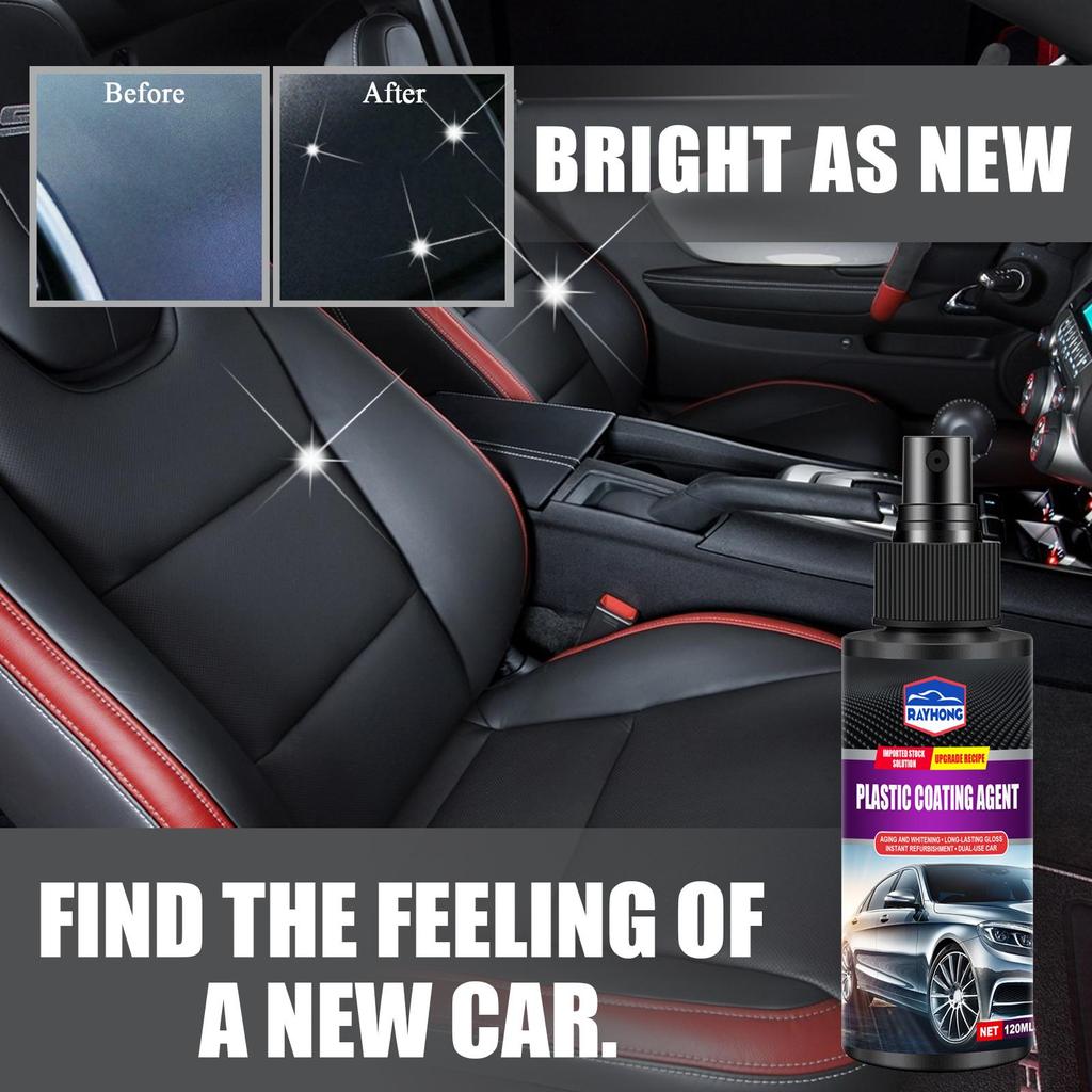 RAYHONG Automobilowy środek do powłok plastikowych Automobilowa skórzana tapicerka Deska rozdzielcza Kurz Modernizacja Polerka