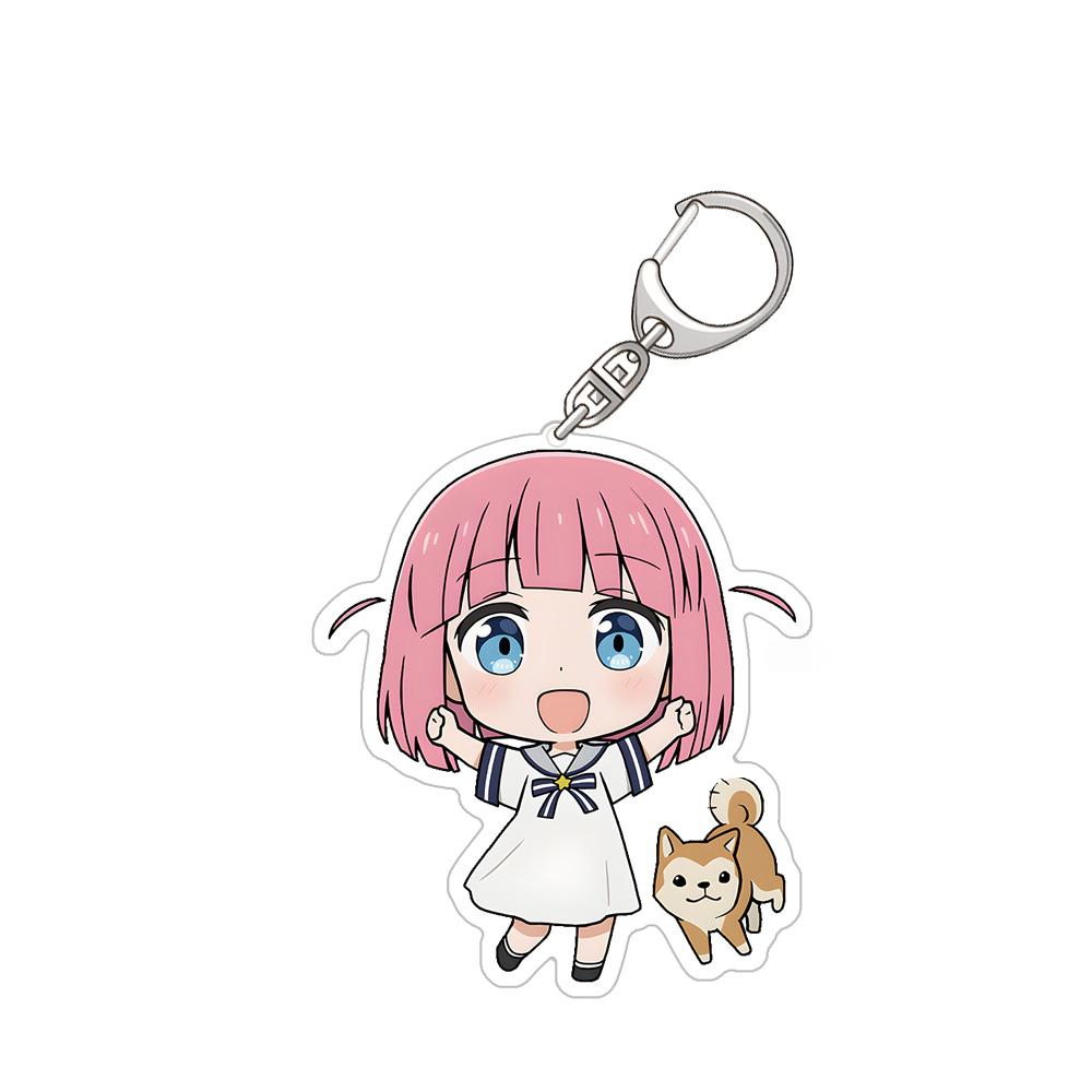BOCCHI LA ROCCIA!  Gotoh Hitori Ijichi Nijika Yamada Ryo Kita Ikuyo Hiroi Kikuri Ijichi Seika Portachiavi in Acrilico Ciondolo per Borsa Regali