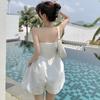 Women's Jumpsuit High Waist Casual Strapless Jumpsuit Shorts