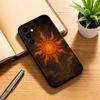 Sun M-moons Stars Signs Phone Case For Samsung Galaxy A73,A72,A71,A70,A53,A52,A51,Others Soft Black Cover