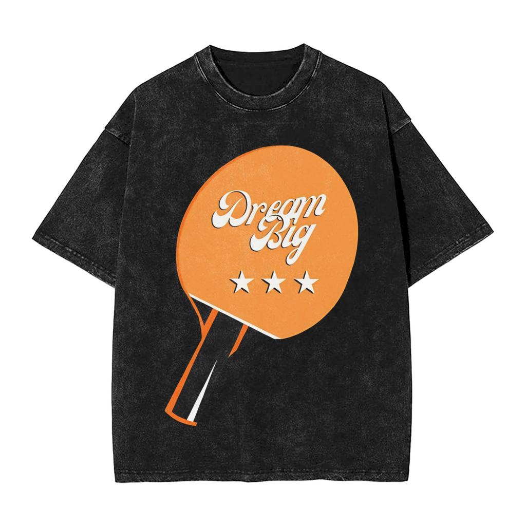 Marty Supreme Table Tennis Vintage Washed Tshirts For Men Women 100Cotton Top Tee Funny Oneck Short Sleeve