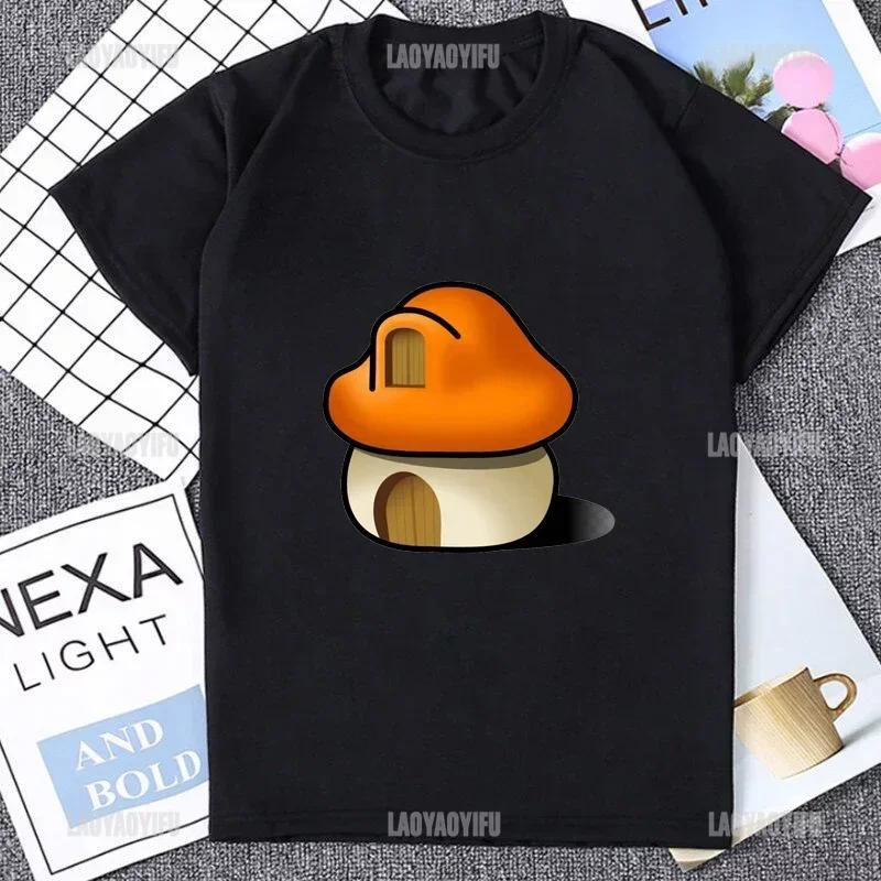 Harajuku MapleStory Kawaii Funny Printed TShirts Buddy Personalize Male T Shirt Korea Style Hot Game Fans Otaku Clothing Hipster