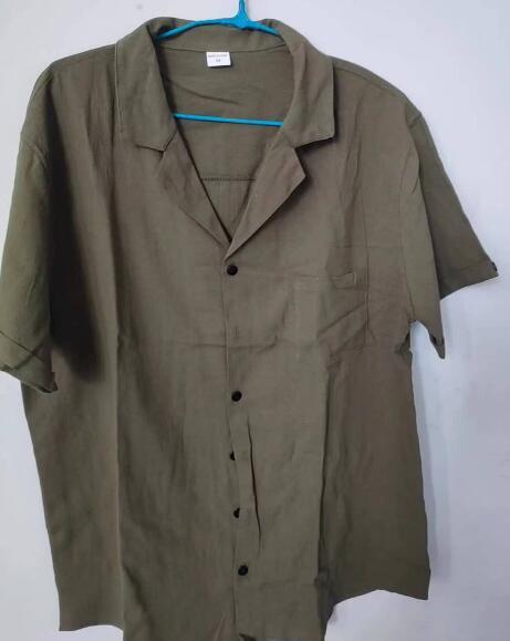 Pánská ležérní košile s klopou, s gradientem, plážové oblečení na dovolenou, pánská módní košile