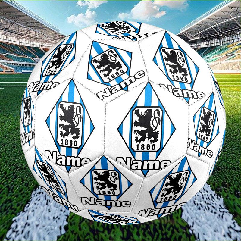 Custom Name Personalized 1860 Munchen football club Print Size 5 Soccer Ball Training & Match Football, for Team, Kicking, Gift for Football Enthusias