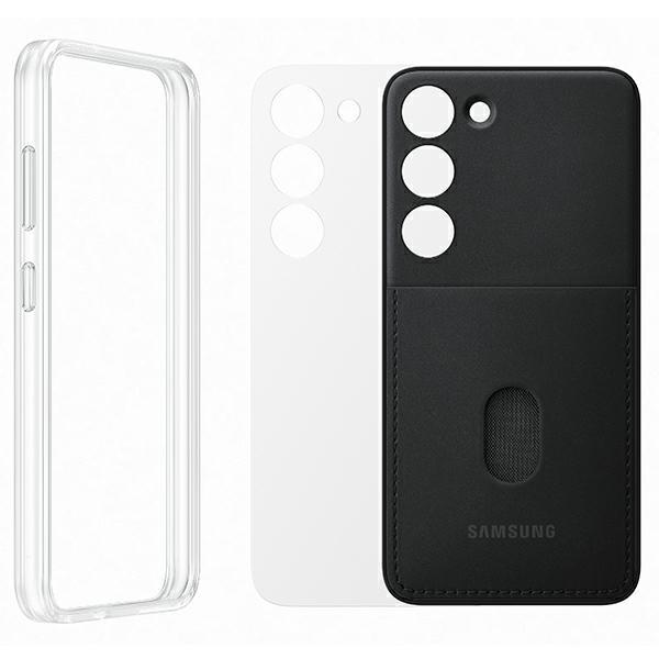 Etui Samsung Ef-Ms911Cb S23 S911Czarny/Black Frame Cover