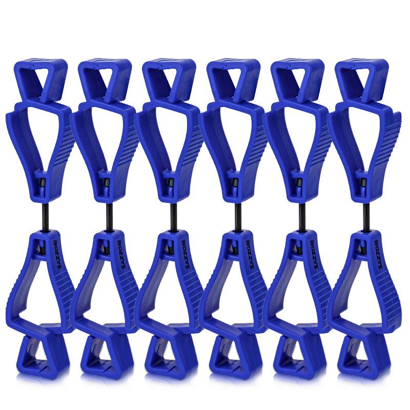 BOZZYS Plastic Safety Gloves Clips for Work Glove Holders Anti-Drop Clamp Outdoor Grabber Construction Gloves Holder