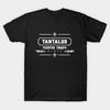 Men Black Print T-shirt Tantalus No-Cut Transfer Paper Print Cotton Tshirt