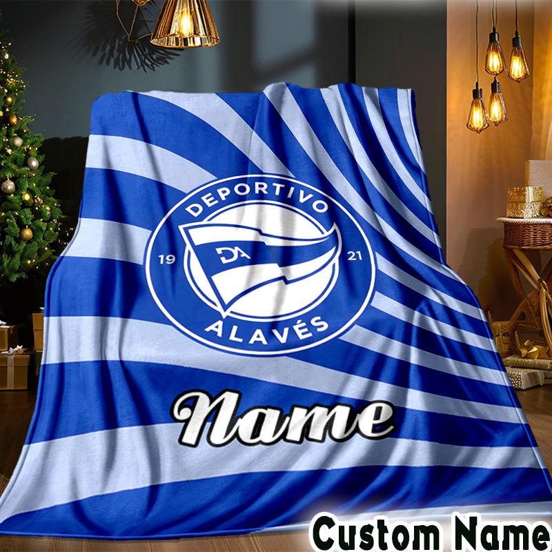 Custom Name Deportivo Fan Gear Throws Blanket Flannel Blankets for Couch Bed Gifts for Men Women Picnic blanket Christmas fan gifts