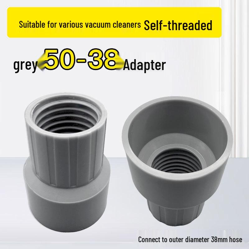 Universal Adapter for Cyclone Dust Collector, Sander, and Grinder – 50mm To 38mm Connector Compatible with Karcher and Festool.