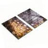 Multifunctional Decorative Glass Boards with Christmas Tree Print 2x40x52 Cm