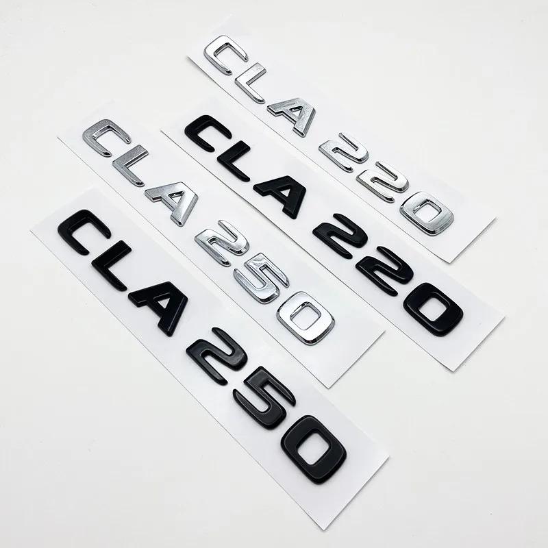 BRI4 3D Letters CLA180 CLA200 CLA220 CLA250 CLA260 4Matic ABS Emblem for Mercedes Benz C118 Car Fender Trunk Rear Logo Sticker