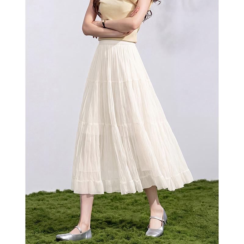 Elegant Tiered Patchwork Summer Skirt