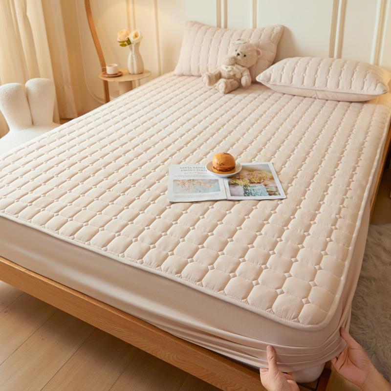 Class A Waterproof Quilted Mattress Protector - Double Bed, Breathable & Anti-Wetting Bedspread