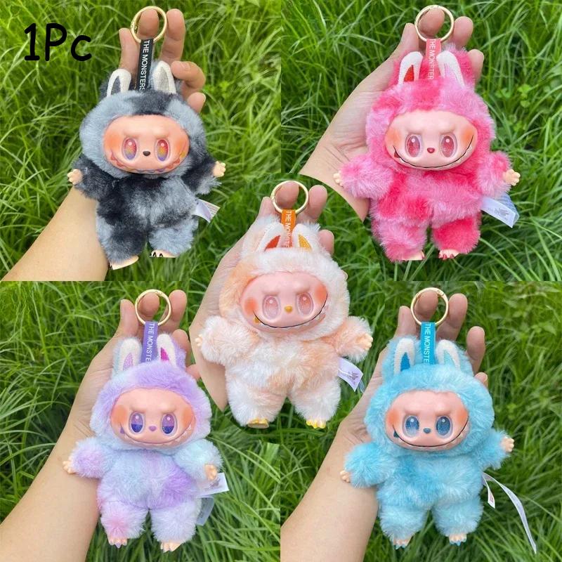 1 Stück Hochwertige Kawaii Monster Labubu 3 0 Blind Box Serie PVC Labubu Macaron Anhänger Puppe Schlüsselanhänger Geburtstagsgeschenk