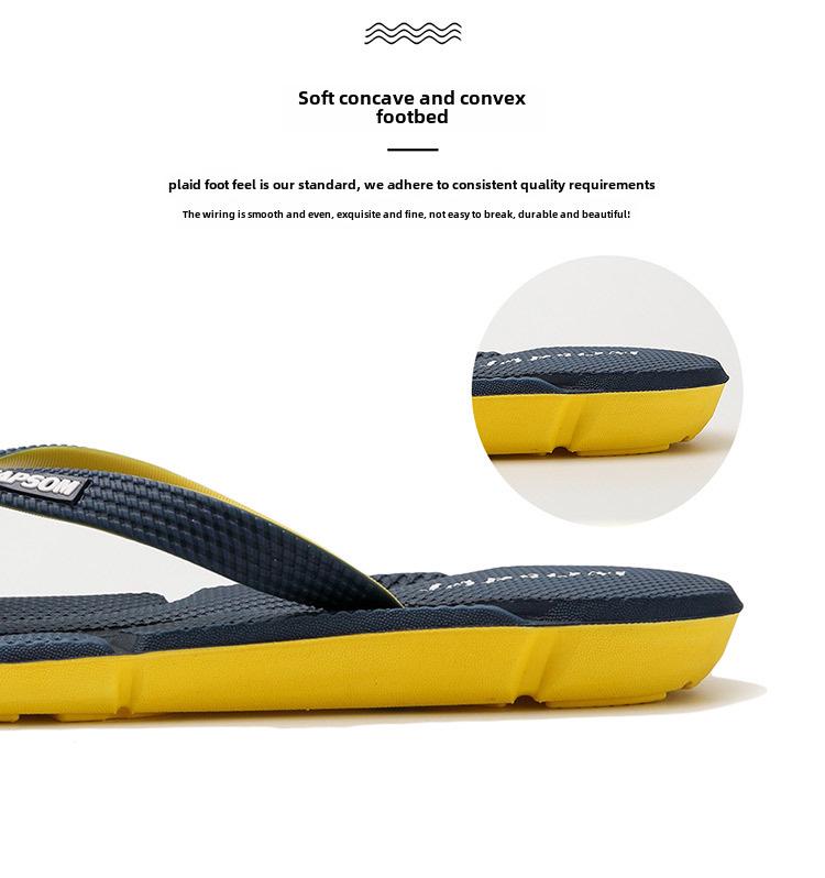Herren Casual EVA Massage Flip-Flop Sandalen für den Innen- und Außenbereich