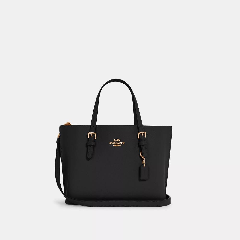 

Сумка-тоут Coach Mollie 25, золотой, черный, ярко-красный