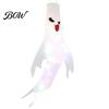 Festival Party Supplies 47 Inch Halloween Hanging Ghost Windsock with LED Lights, Luminous Flying Ghosts Glowing Yard Ornaments Flag Wind Socks