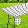 Multipurpose Rectangle Tablecloth With Strong Grip Suitable For Home Camping And Occasion