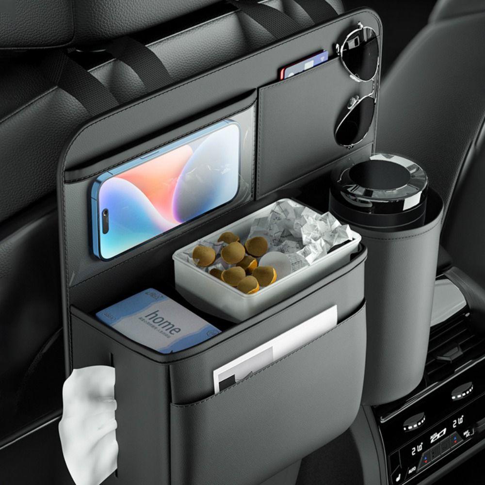 Household Seat Back Hanging Bag Creative Vehicle Trash Bin Vehicle Organizer Home Decoration