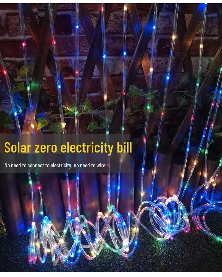 Solar LED Waterproof Christmas Fairy String Lights for Outdoor Decoration