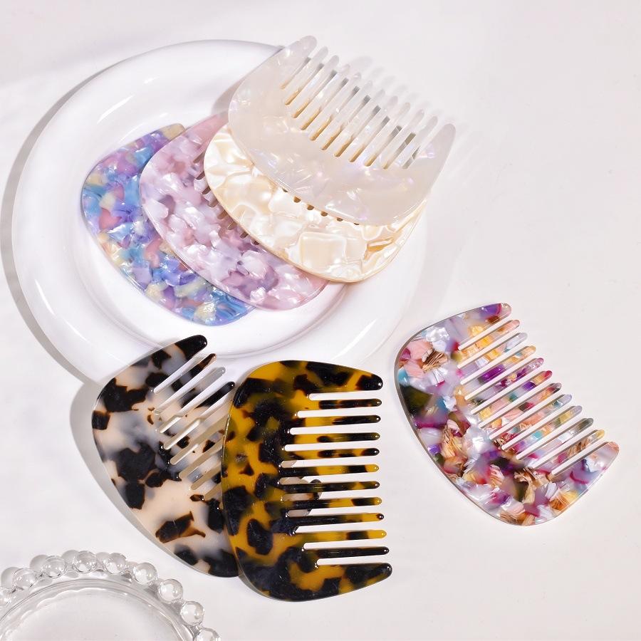 Acetic Acid Hair Comb Multi Color Portable Easy To Carry Small Comb Holiday Traveling Pocket Comb Hairdressing Styling Tools