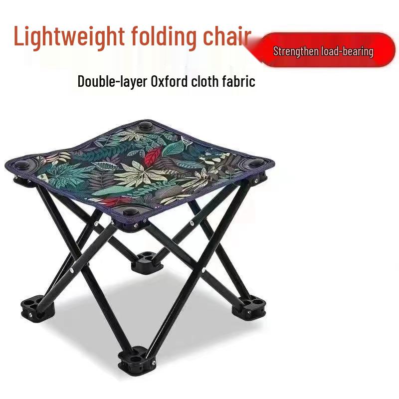 Portable Folding Outdoor Stool for Fishing, Sketching, and Beach Use