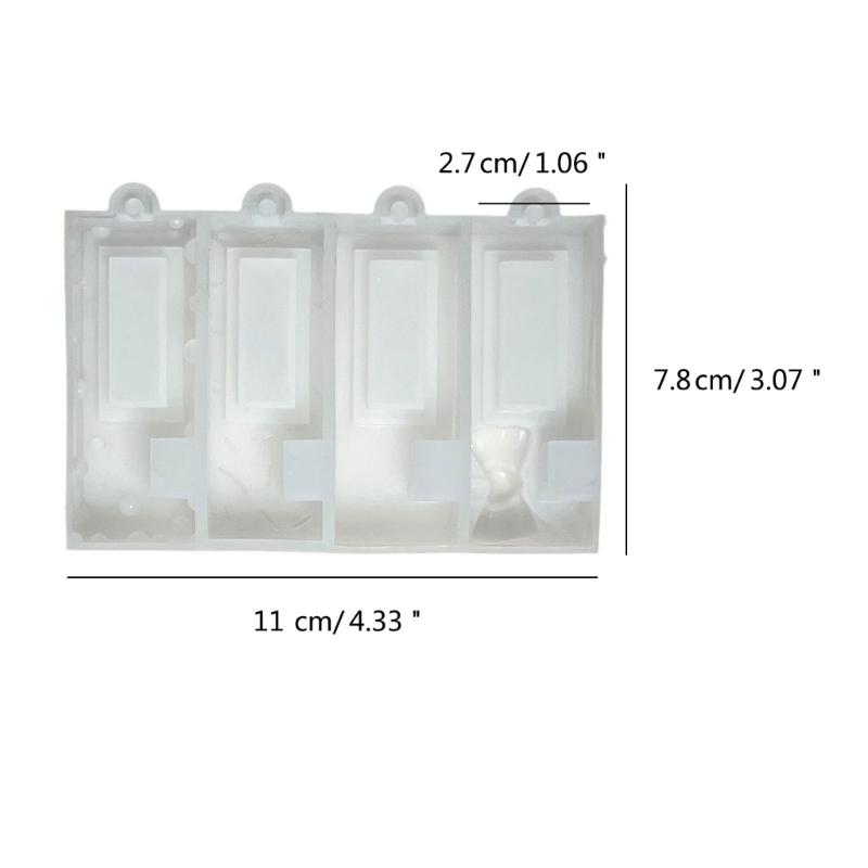Silicone Phone Stand Dropping Mold Phone Mount Making Molds Accessories Mould Flexible Epoxy Resin Mold for Y Crafts