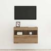 TV Wall Cabinet Artisan Oak 60 X 30 X 40 Cm Particleboard