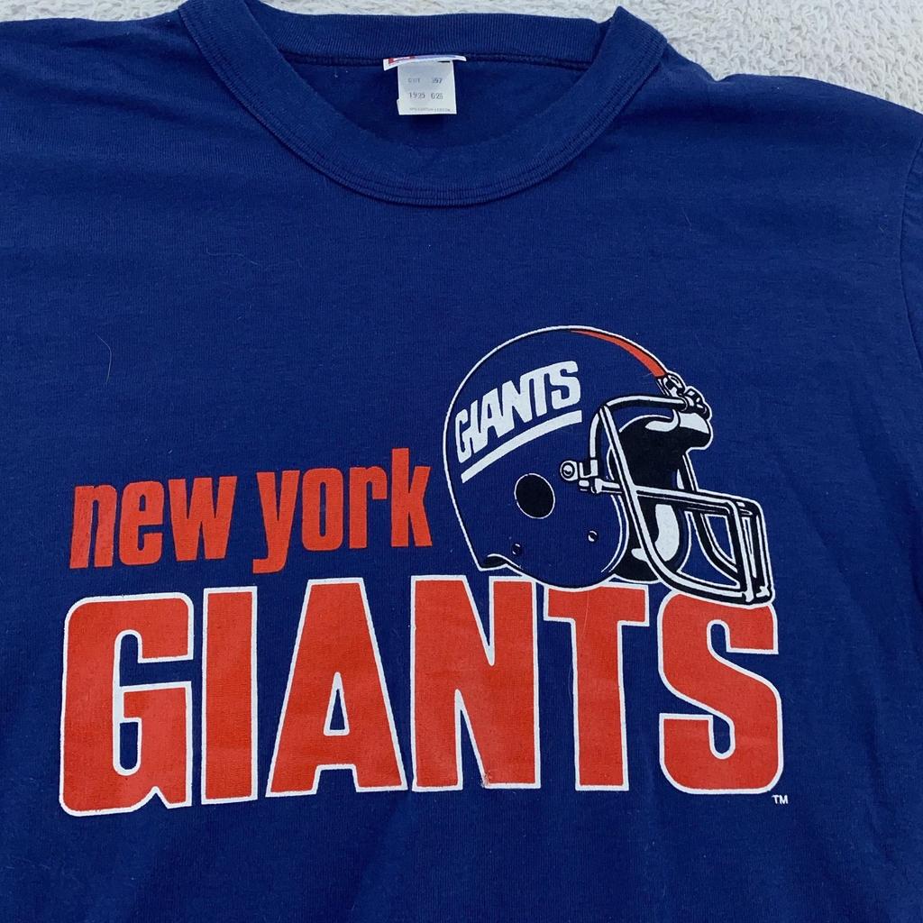 Vintage Koszulka New York Giants Męska Rozmiar M Koszulka Futbolowa NFL Wyprodukowano w USA Lata 90.
