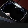 For Peugeot 3008 GT 5008 2017-2023 Car Styling Accessories Stainless Steel Interior Front Row Water Cup Holder Frame Cover Trim