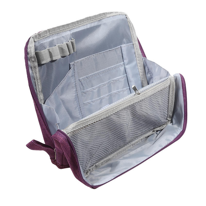 2025 New Cosmetic Bag Multi Layer Stationery Hot Sale Travel Portable Large Capacity Double Opening Women's Toiletry Storage