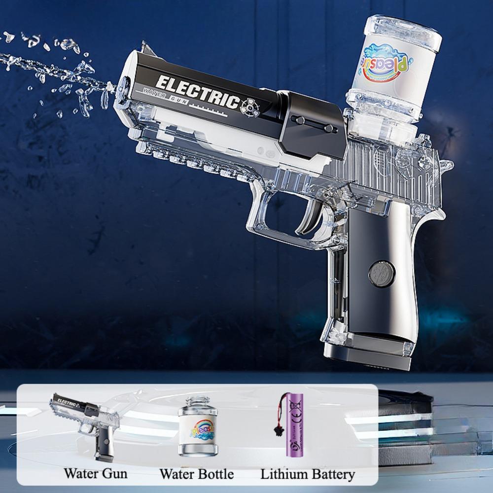Upgraded Fully Electric Water Gun Powerful Water Blaster For Summer Outdoor Beach Pool Games Perfect Children'S Present
