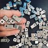 20pcs Wire Mesh Panel Assembly Clips R-Type Guardrail Net Fasteners Horse-Shaped Clips For Protective Netting Fence Lock Clasps