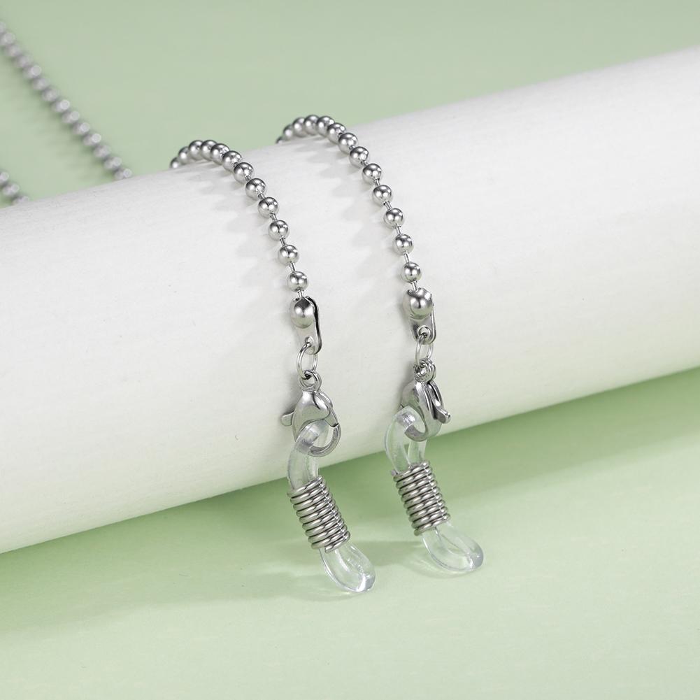 

Stainless Steel Beads Box Chain for Glasses Men Gold Plated Women Hanging Neck Sunglasses Chain Straps Lanyard Eyeglass Cords