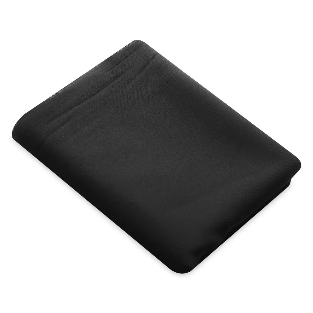 30D/50D/75D Iron-On Interlining Fabric Polyester Black Single-Sided Adhesive Lining DIY Lightweight Fusible