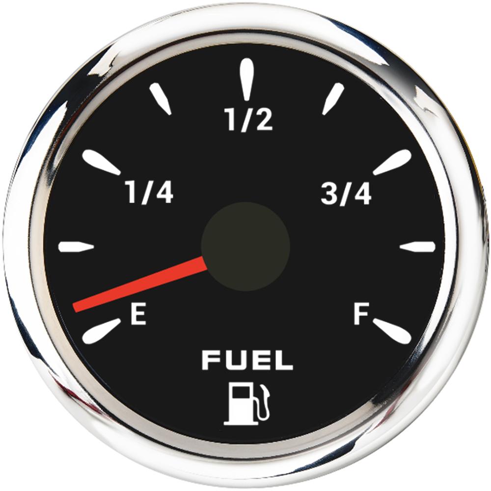 ELING 52mm Fuel Level Gauge 0-190ohm 240-33ohm Signal Fuel Tank Level Meter with 7 Colors Backlight for Car SUV Boats