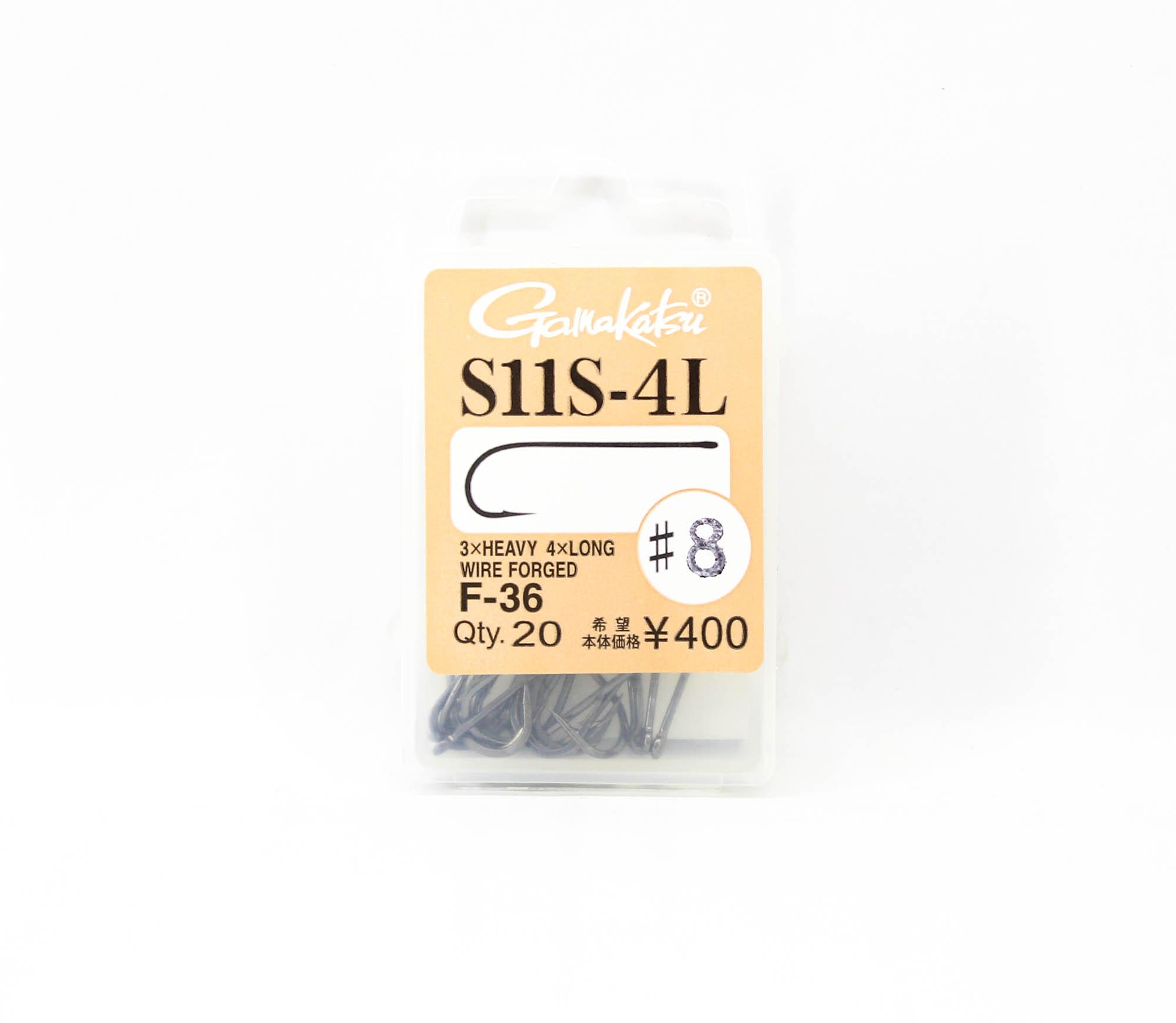 

Gamakatsu 12862 Мушка крючок S11S-4L F36 Размер 8 (8083)