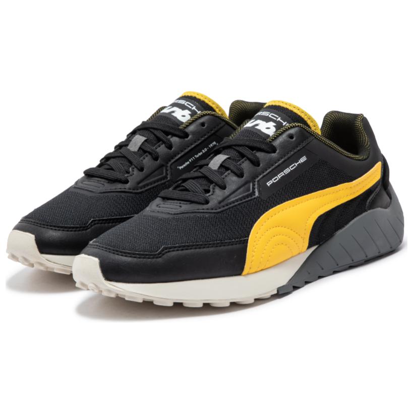 PUMA X Porsche Anti Slip Low Men's Sneakers Black Yellow 308821-01