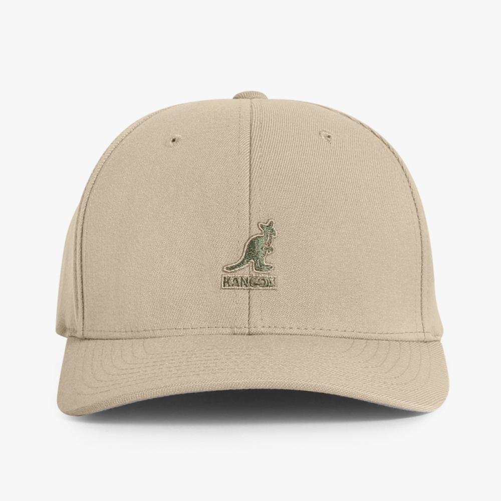 Kangol 8650bc Beige Flex Fit Wool Ball Cap