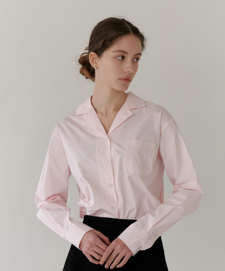 YUPPE Double Collar Shirt_Pink