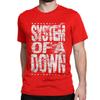 Novelty Rock Heavy Metal Band T-Shirt Men Women's O Neck Pure Cotton T Shirts System of A Downs SOAD Tee Shirt 4XL  Tops