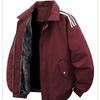 Men's Winter Trendy Thickened Lapel Workwear Coat - Loose Fit with Extra Velvet Lining.
