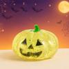 Halloween Glitter Pumpkin Squishy Squeeze Maltose Stress Relief Ball Sparkle Powder Filled Cute Pumpkin Face Halloween Gift