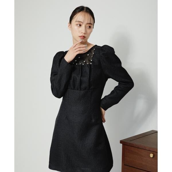 [Jill by Jill Stuart] Beaded Mini Dress