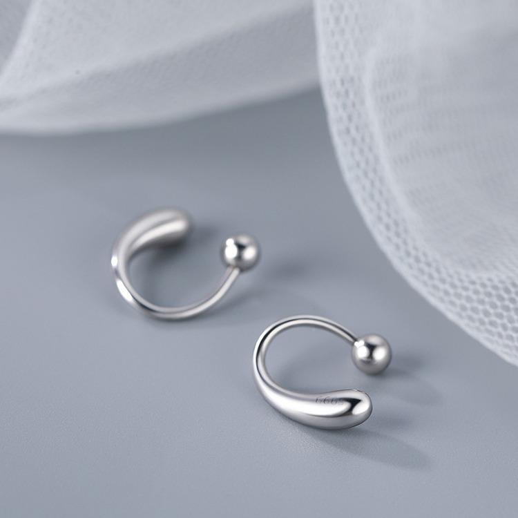 Drop Shape Screw Earrings For Women High End Light Luxury Minimalist Versatile Elegant Ins Jewelry
