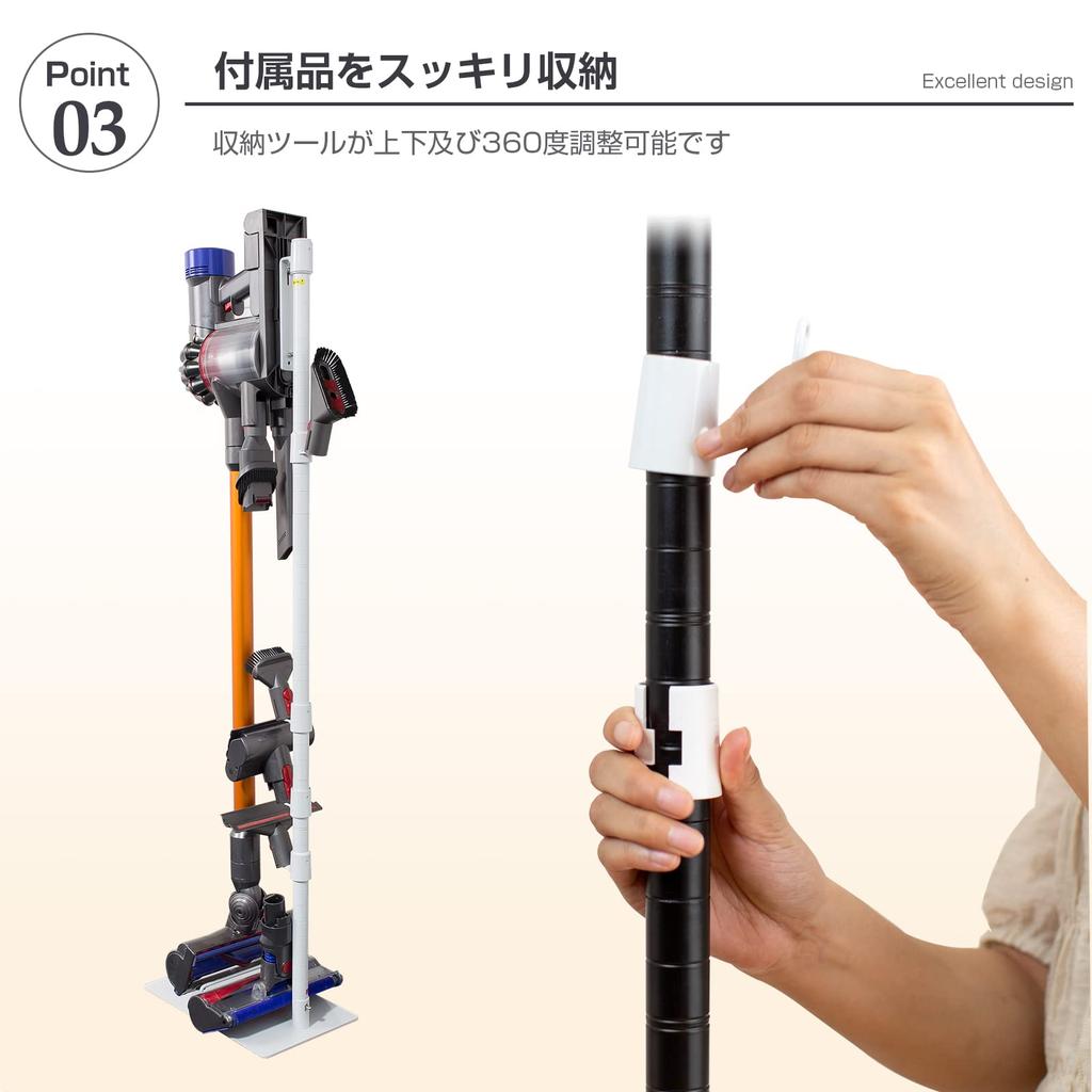 Dyson Staubsaugerständer Dyson V12 V11 V10 V8 Slim V7 V6 Ständer Dyson Ständer Stahl Dyson Akku-Staubsauger Staubsaugerständer Wandmontage Aufbewahrung