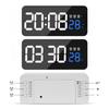 Fashionable Bedside Clock Simple Multi-functional Electronic Clock Mirror Clock Multi-set Alarm Clock with Temperature Korean Version 6612T